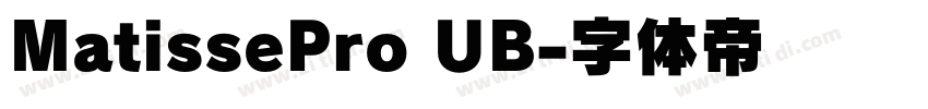 MatissePro UB字体转换